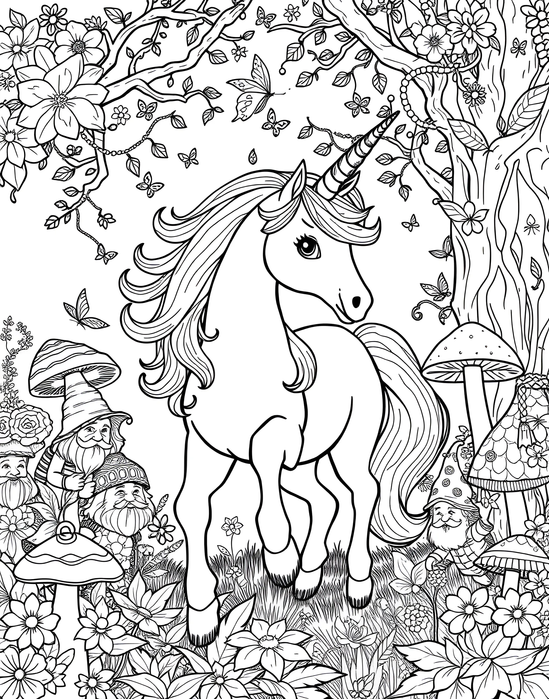 [COUNT] Free unicorn coloring sheets