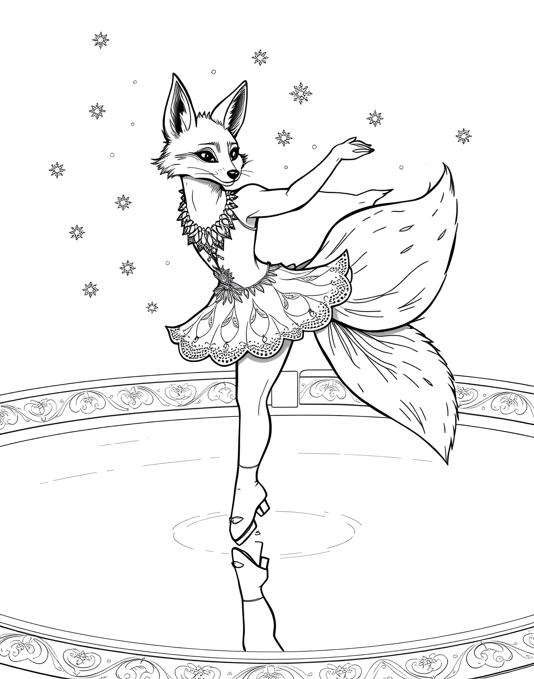 [COUNT] Free fox coloring pages