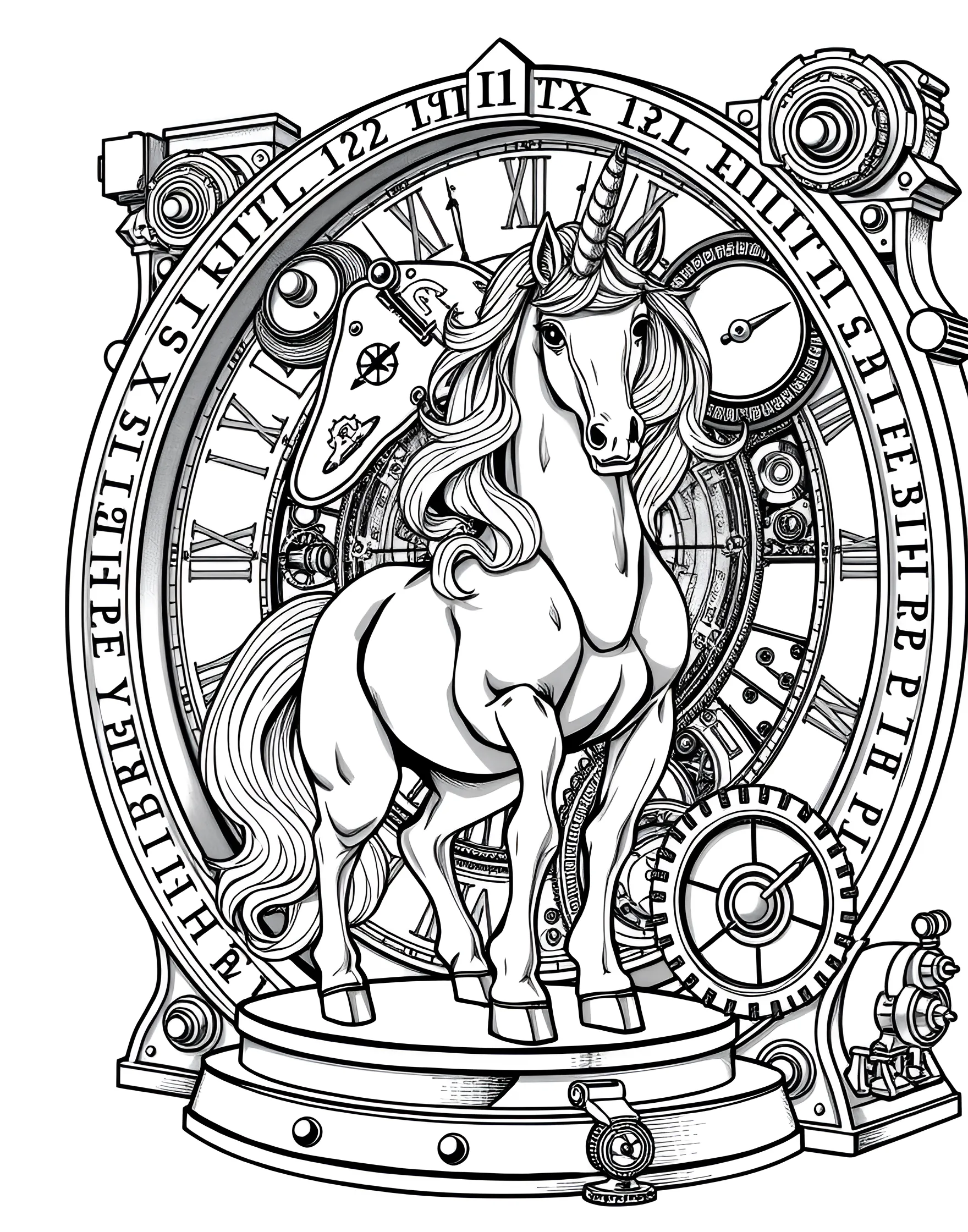 [COUNT] Free unicorn coloring pages