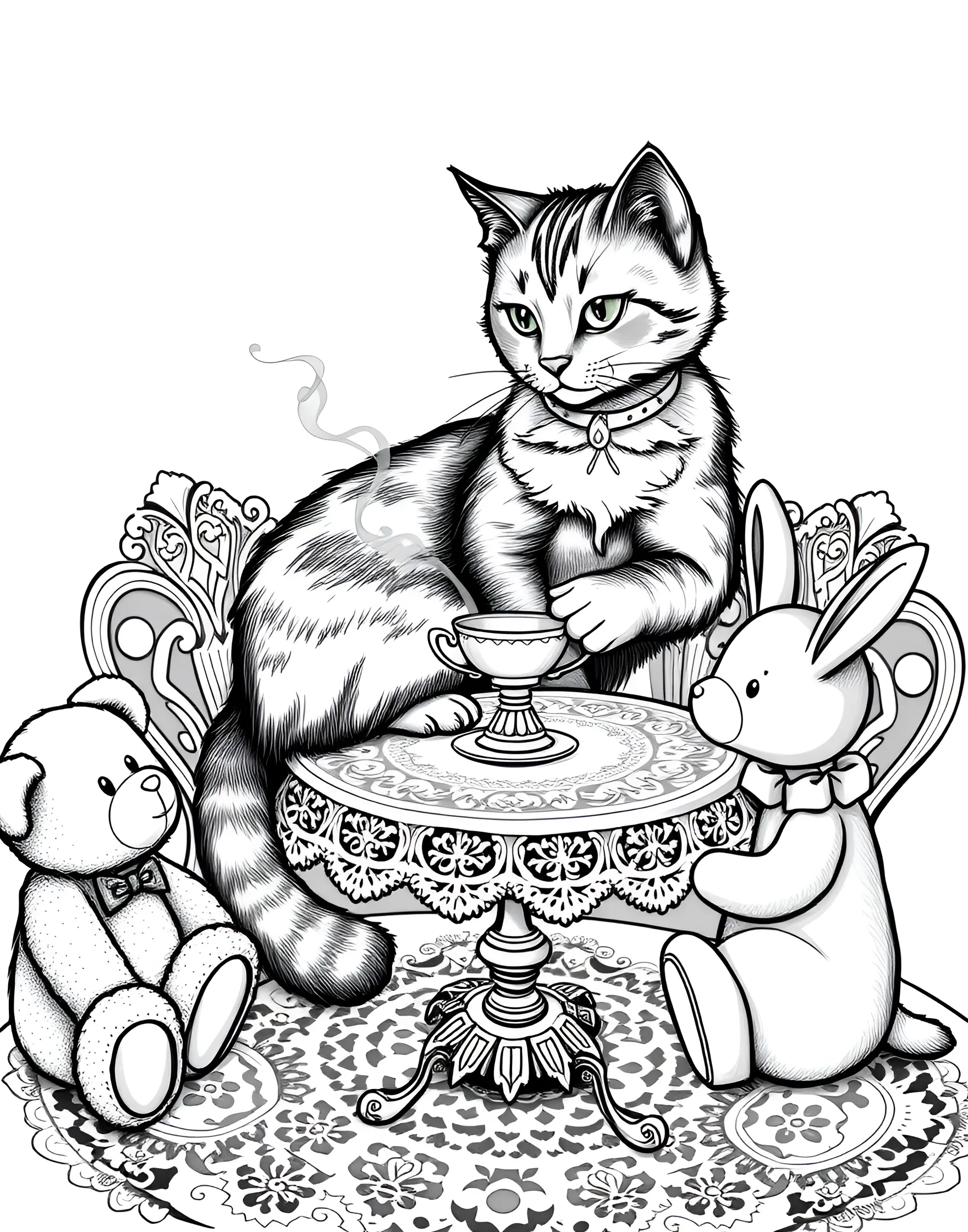 [COUNT] Free cat coloring pages