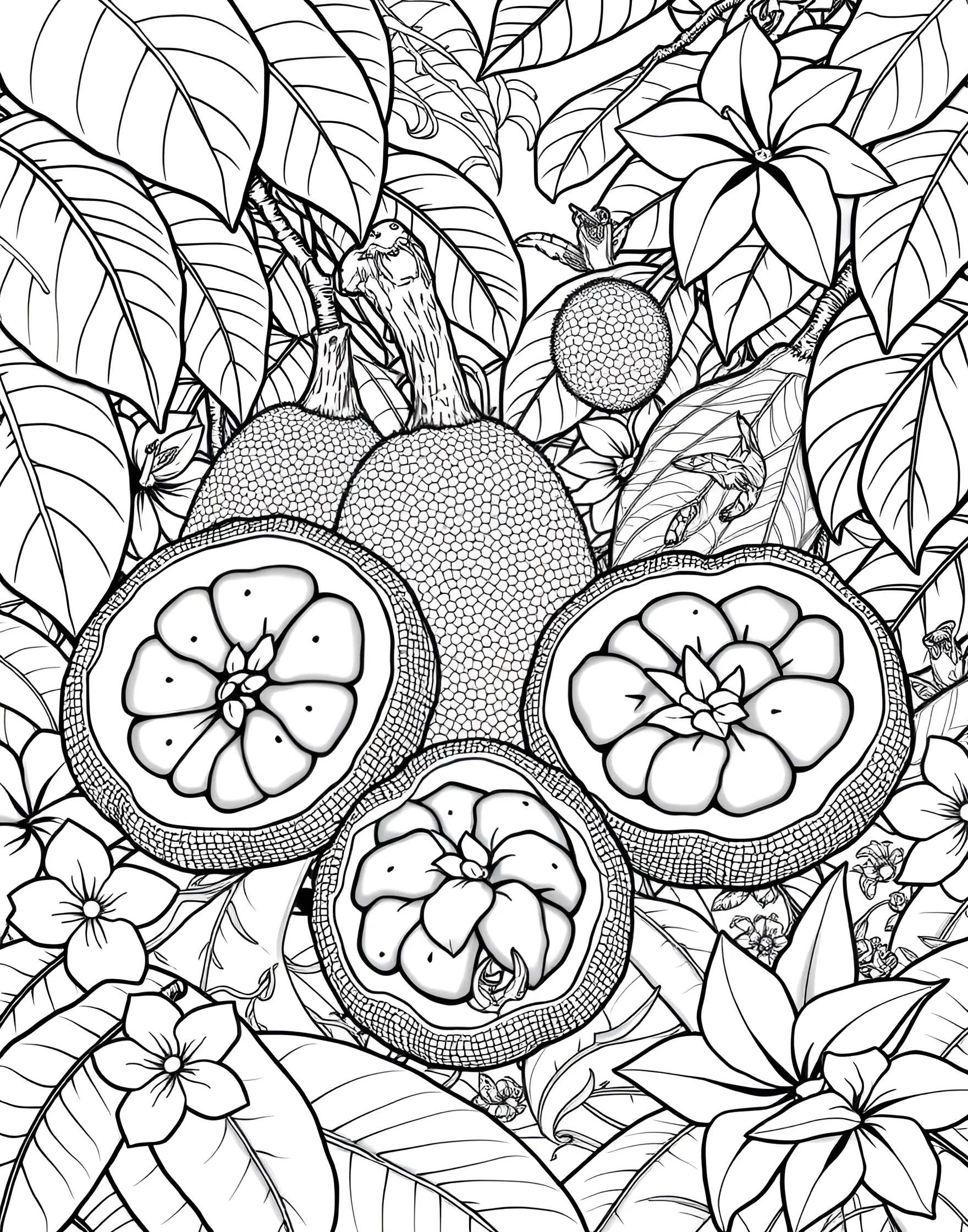 [COUNT] Free fruit coloring pages