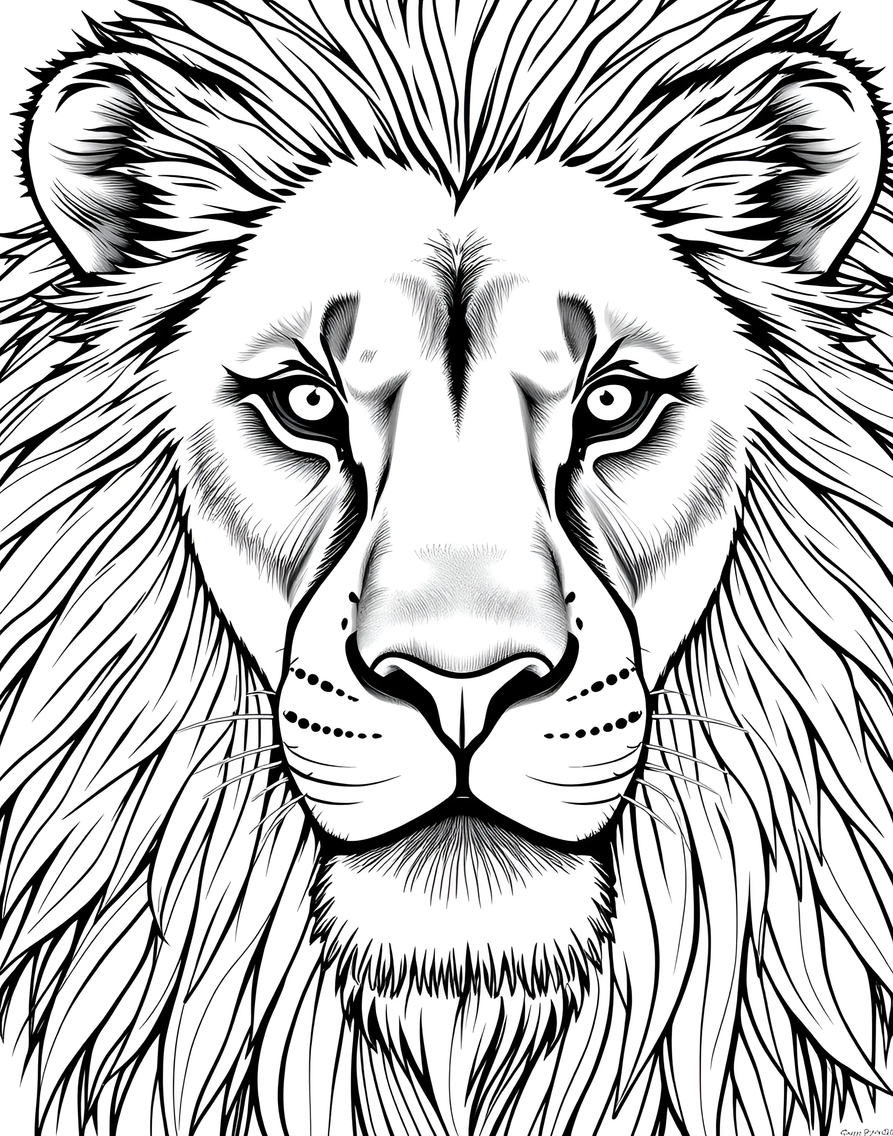 [COUNT] Free Lion coloring pages